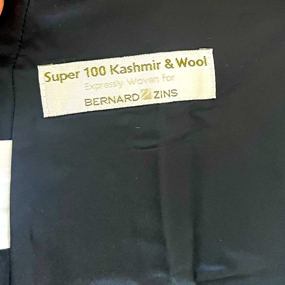 Bernard Zins Wool/Cashmere Blend Blazer